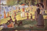 Georges Seurat A Sunday Afternoon at the lle de la Grande Jatte oil painting